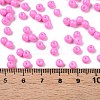 Opaque Baking Paint Glass Beads DGLA-T004-03J-4