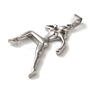 Non-Tarnish Hip Hop Fitness 316L Surgical Stainless Steel Pendants STAS-H194-01P-01-2