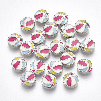 Alloy Enamel Cabochons PALLOY-T054-57-1
