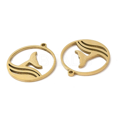 Ion Plating(IP) 304 Stainless Steel Pendants STAS-K020-18G-1