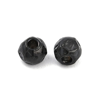 Textured 316 Surgical Stainless Steel Beads STAS-M106-01C-EB-1
