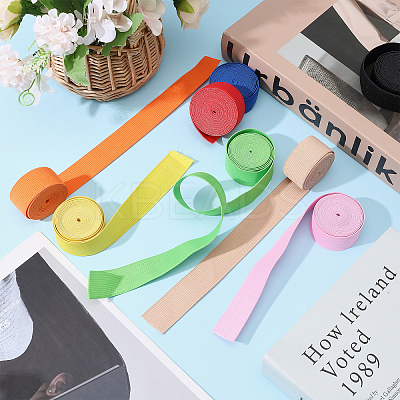 28M 14 Colors Polyester Elastic Wide Band OCOR-GL0001-14-1
