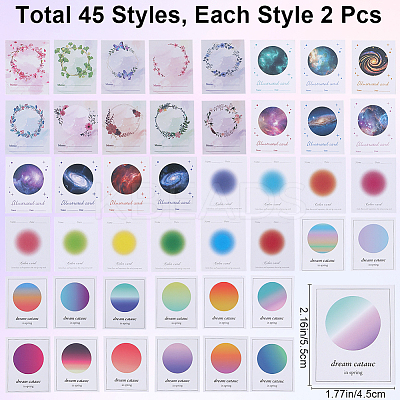 8 Bags 4 Styles Multi-Color Paper Wax Seal Stamp Illustrated Card for Wax Seal Coin AJEW-CP0007-63-1