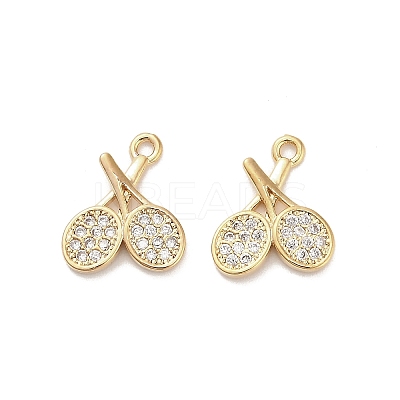10Pcs Brass Charms KK-V006-05G-01-1