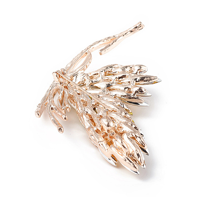 Rhinestone Butterfly Brooch Pin JEWB-P016-03LG-01-1
