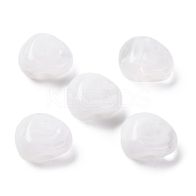 Two Tone Opaque Acrylic Beads MACR-Z002-01E-1