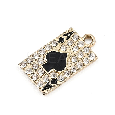 Alloy Enamel Pendants FIND-F013-02G-1