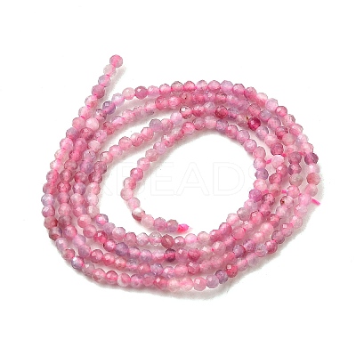 Natural Pink Tourmaline Beads Strands LS-G-N342-33A-1