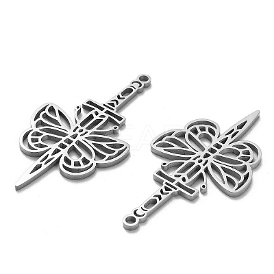Non-Tarnish 304 Stainless Steel Pendants STAS-B054-05P-1