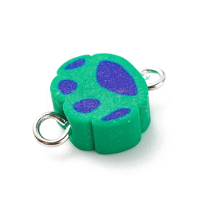 Polymer Clay Connector Charms PALLOY-JF01766-1
