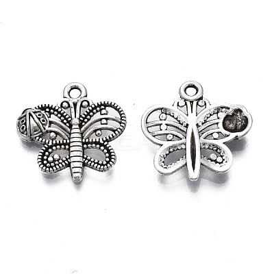 Tibetan Style Alloy Charms TIBEP-N008-161-1