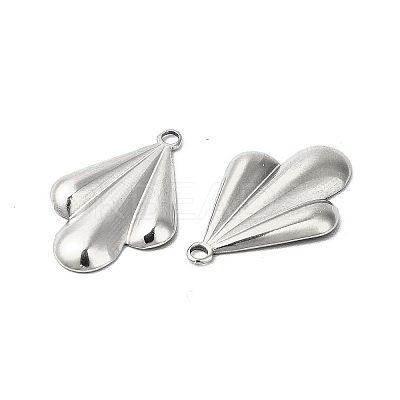 Non-Tarnish 304 Stainless Steel Pendants STAS-L268-003P-1