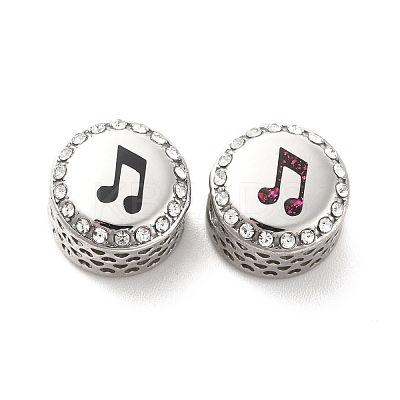 304 Stainless Steel European Beads STAS-D180-14P-1