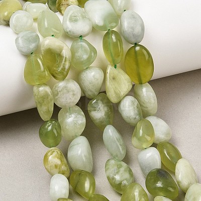 Natural Xiuyan Jade Beads Strands G-A284-A04-01-1