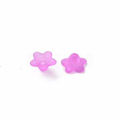 Transparent Acrylic Beads X-PL554-17-1