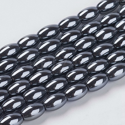 Non-magnetic Synthetic Hematite Beads Strands X-G-H1080-1-1