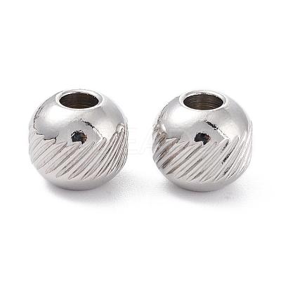 Tarnish Resistant 201 Stainless Steel Beads STAS-G133-02P-1