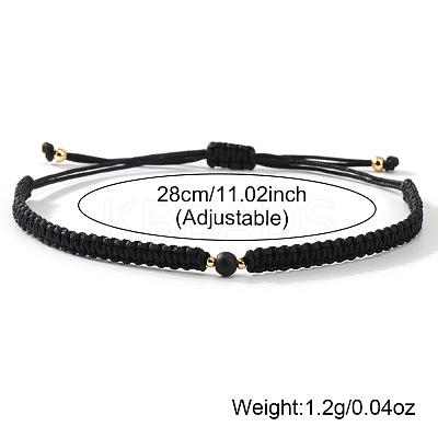 2Pcs Adjustable Valentine's Day Couple Braided Bracelet Sets BJ0894-1-1