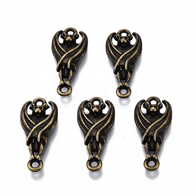 Rack Plating Tibetan Style Alloy Connector Charms PALLOY-N175-06AB-1