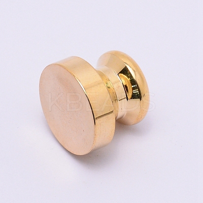 Blank Wax Seal Brass Stamp Head AJEW-WH0162-34C-G-1