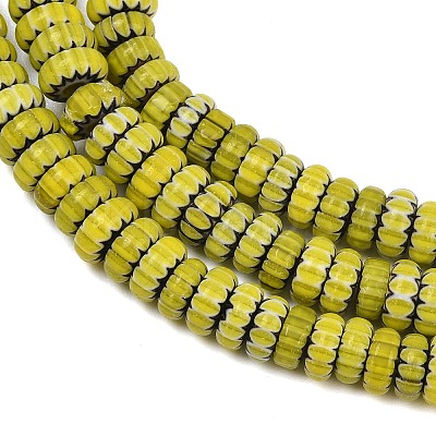 Handemade Millefiori Lampwork Beads LAMP-D009-01A-03-1