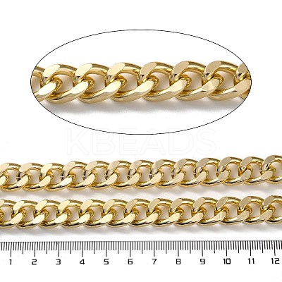 Oxidation Aluminum Diamond Cut Faceted Curb Chains CHA-H001-04KCG-1