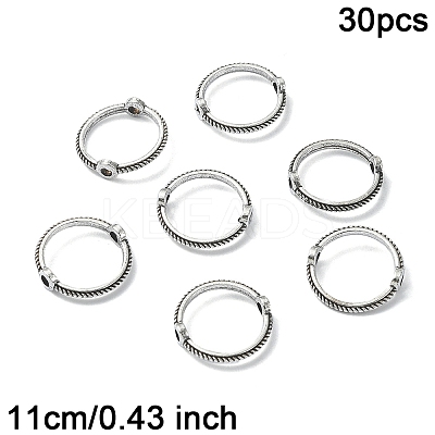 Tibetan Style Zinc Alloy Bead Frames FIND-YW0004-43A-1