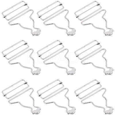 10 Sets Iron Gourd Buckle and In-line Buckle DIY-BBC0002-75A-P-1
