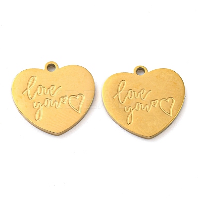 Valentine's Day 316 Surgical Stainless Steel Pendants STAS-G325-18B-1