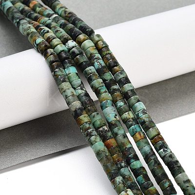 Natural African Turquoise(Jasper) Beads Strands X-G-A220-B03-01-1