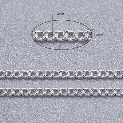 Brass Twisted Chains CHC010Y-S-1