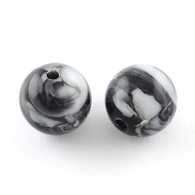Opaque Acrylic Beads SACR-R853-16mm-204-1