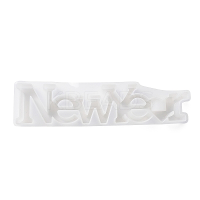 Word NEW YEAR DIY Candle Holder Silicone Molds SIL-F008-02B-1