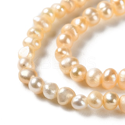 Natural Cultured Freshwater Pearl Beads Strands PEAR-E018-81-1