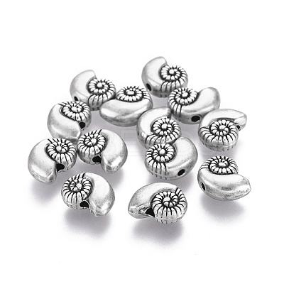 Tibetan Style Alloy Beads TIBEB-A004-004TAS-NR-1