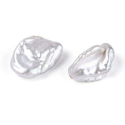 Natural Baroque Keshi Pearl Beads PEAR-N020-S18-1
