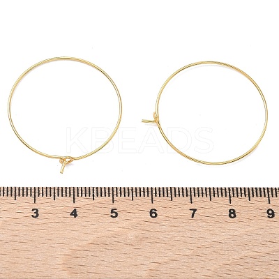 SHEGRACE Brass Hoop Earrings Findings XGR0005G-70G-1