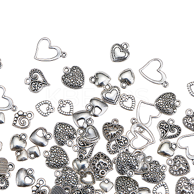 Unique Valentines Day Gift Ideas for Girlfriend Tibetan Style Alloy Pendants TIBEP-CJ0001-07-1