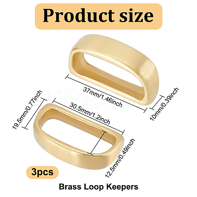 Brass Loop Keepers KK-BC0012-71-1