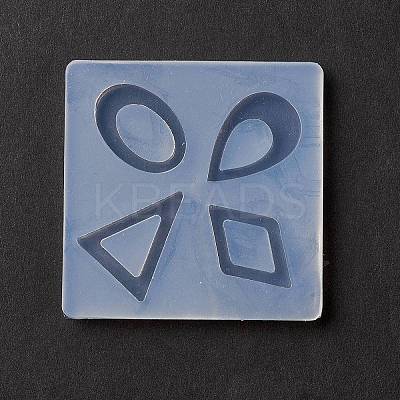 DIY Oval & Teardrop & Rhombus & Triangle Linking Ring Silicone Molds LS-SIMO-B001-06-1