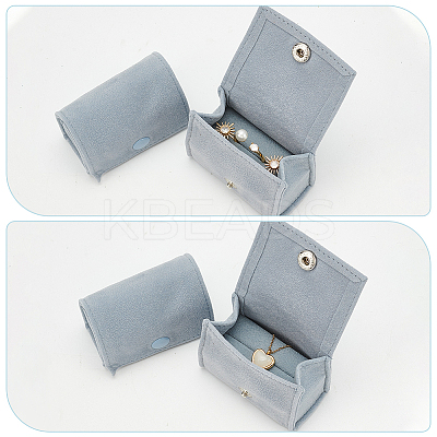 Velvet Packing Button Bags ABAG-WH0040-15-1