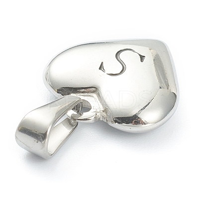 304 Stainless Steel Pendants STAS-P278-01S-P-1