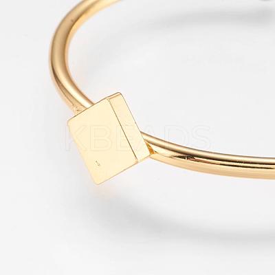 Brass Cuff Bangles BJEW-K153-02F-1