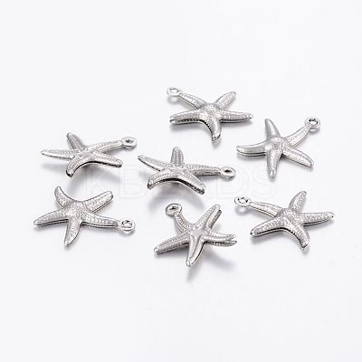 Tarnish Resistant 304 Stainless Steel Charms STAS-P175-33P-1