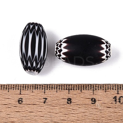 Handmade Millefiori Glass Barrel Beads LS-LA-N002-09B-1