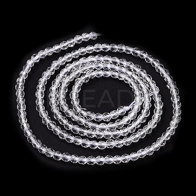 Transparent Glass Beads Strands LS-GLAA-H021-04-29-1