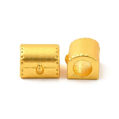 Rack Plating Alloy European Beads PALLOY-F287-43MG-1