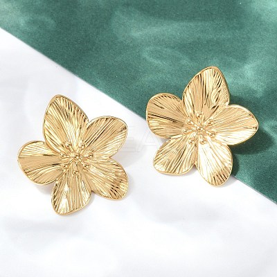 Non-Tarnish 304 Stainless Steel Stud Earrings STAS-L024-004G-02-1