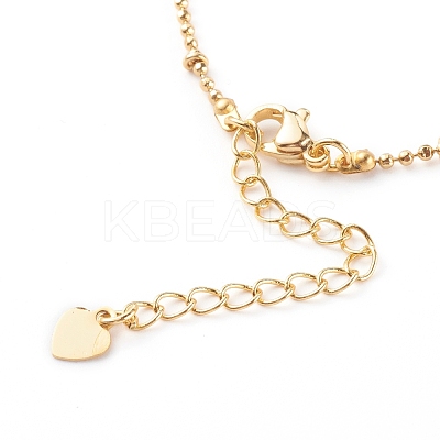 Brass Ball Chain Anklets Making AJEW-JB00937-1