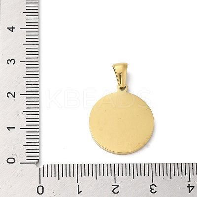 Ion Plating(IP) 304 Stainless Steel Pendants STAS-I204-U-G-1